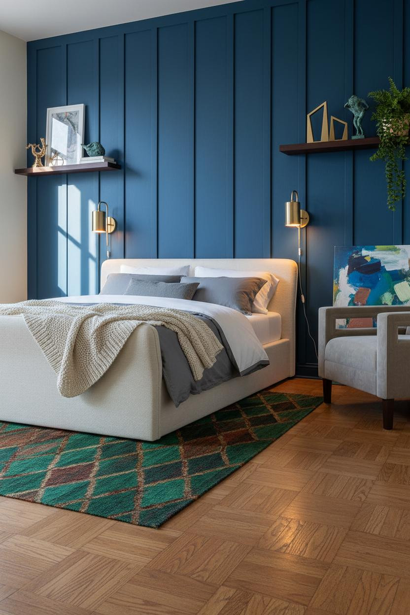 Colorful Bedroom Jewel Tone Maximalist Design