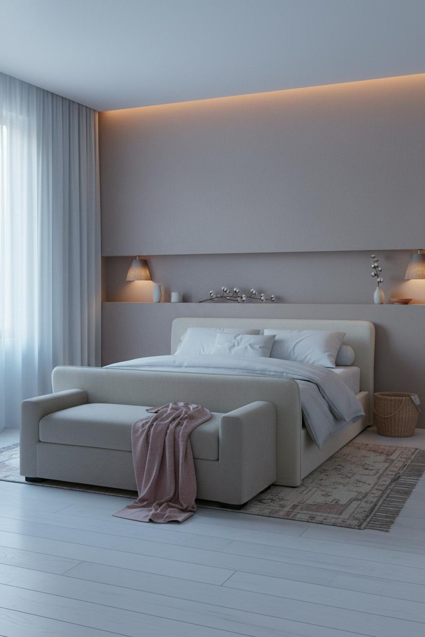 Cozy Girly Bedroom Ideas Floating Shelf