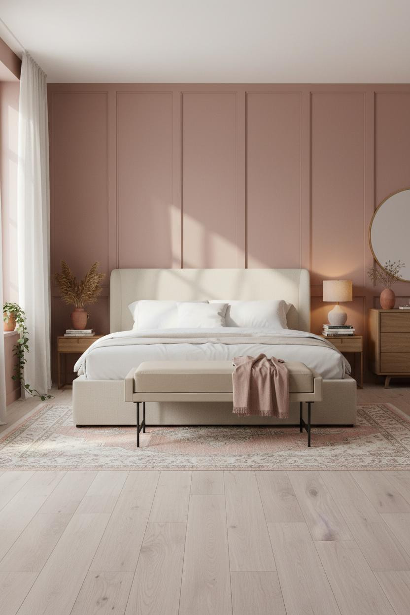 Cozy Girly Bedroom Pink Aesthetic Parisian Style