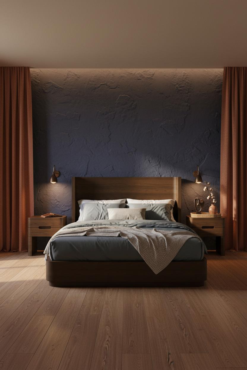 Dark Brown Bed Frame Bedroom Furniture