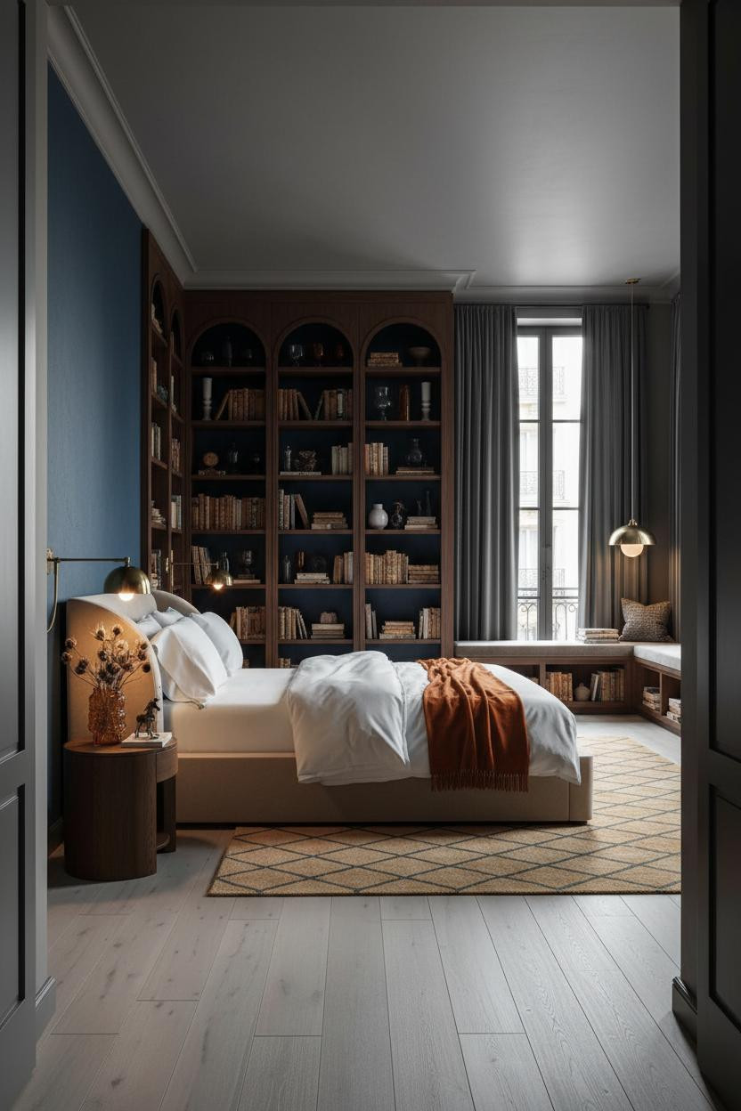 Dark Maximalist Bedroom Moody Decor