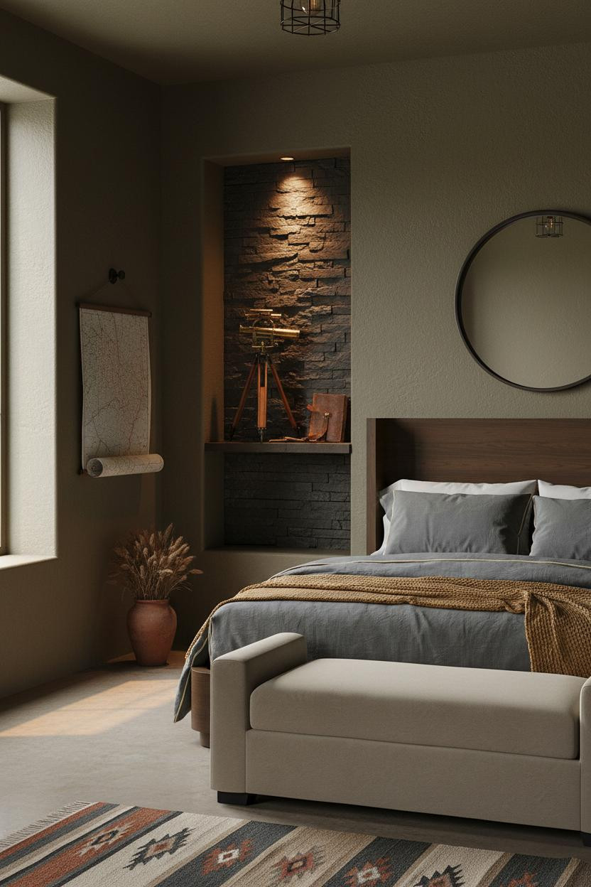 Dark Western Bedroom Moody Gothic