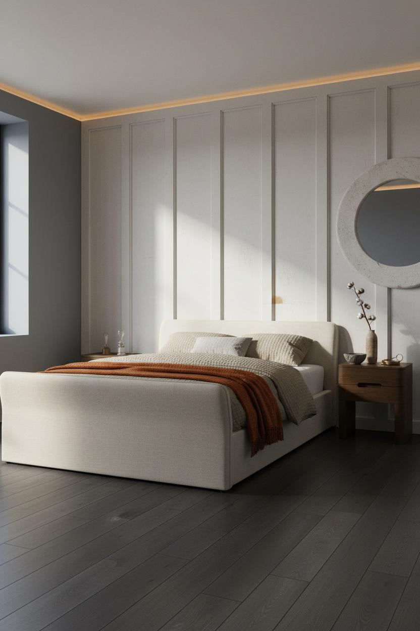 French Classic Bedroom Board and Batten Design