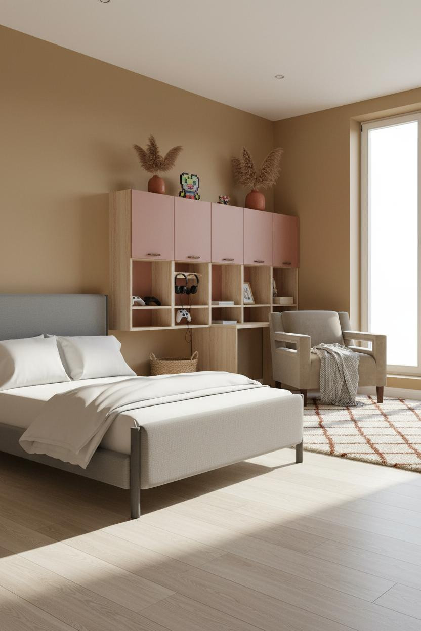 Gamer Bedroom Modular Shelving Kids