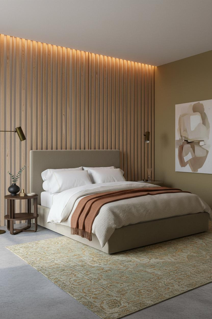 Grey Bed Frame Botanical Bedroom Oak Headboard