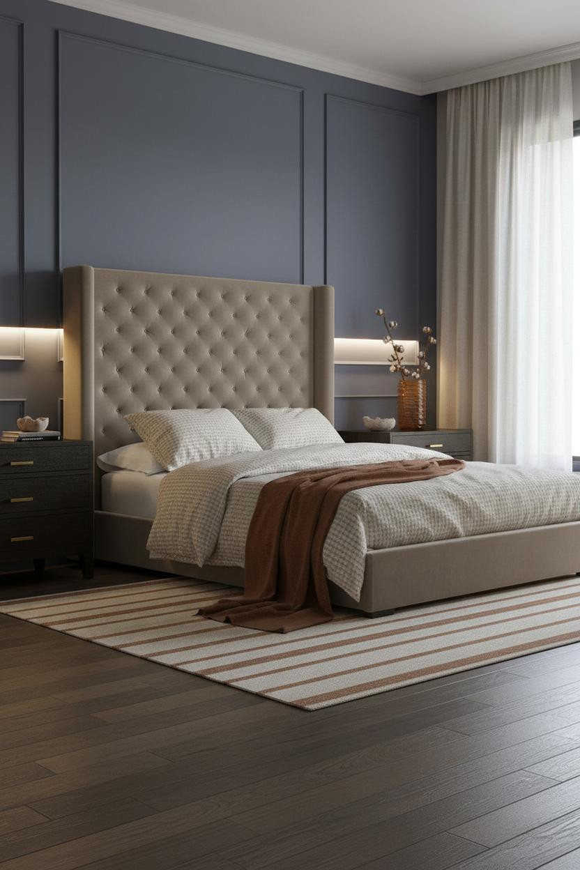 Grown Women Bedroom Cozy Glam Design