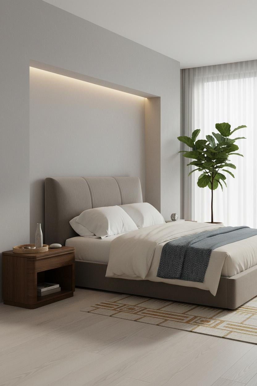 Japandi Bedroom Design Modern Scandi Niche