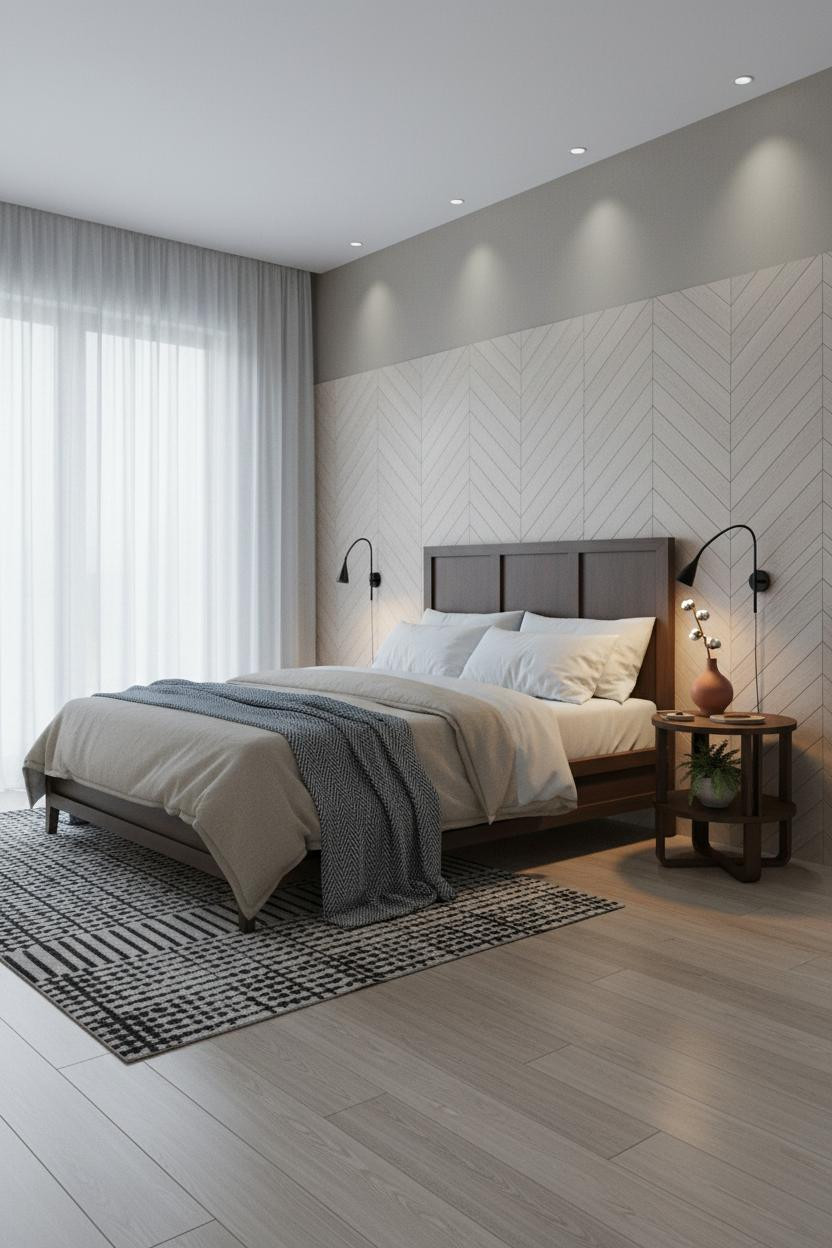 Japandi Nightstand Light Wood Minimal