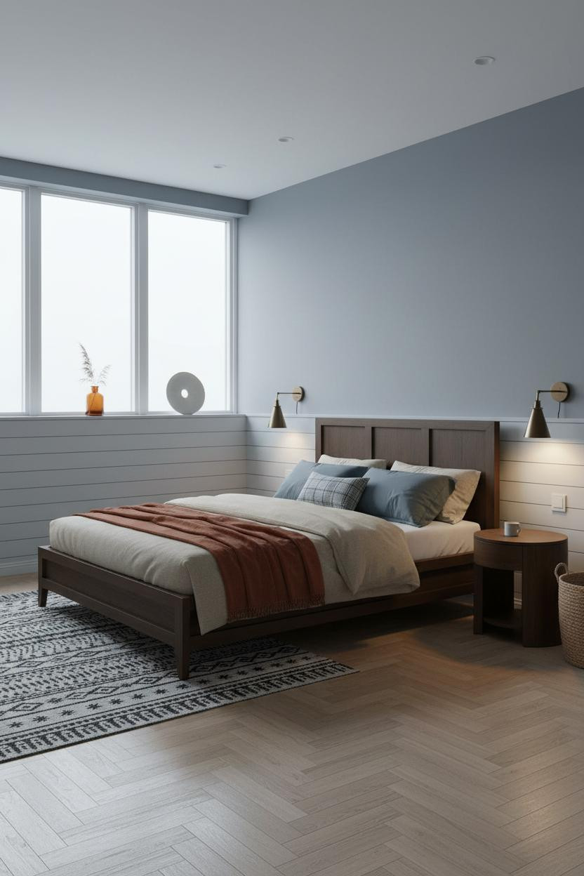 Japandi Nightstand Light Wood Minimal