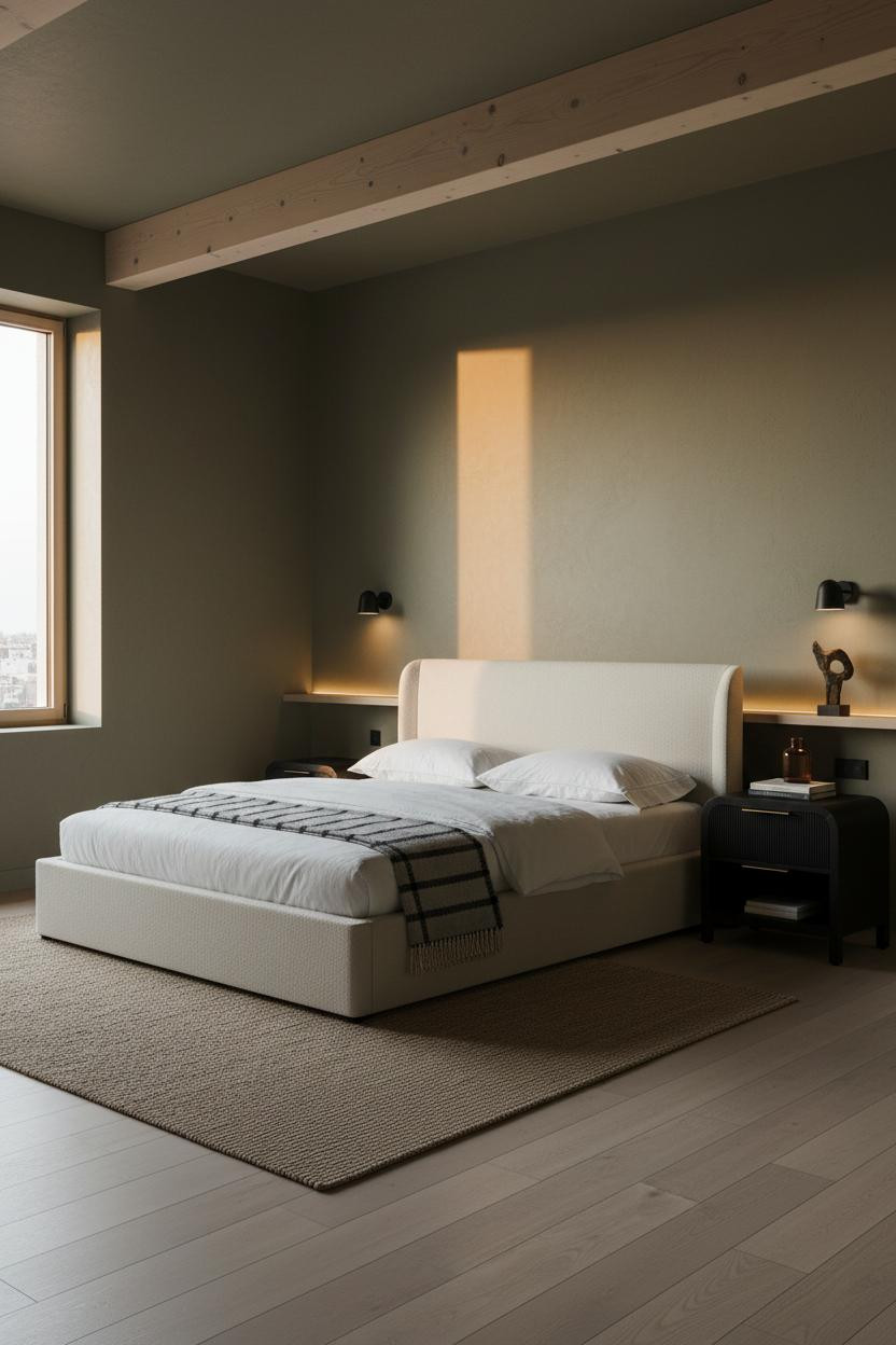Japanese Studio Apartment Minimal Bedroom
