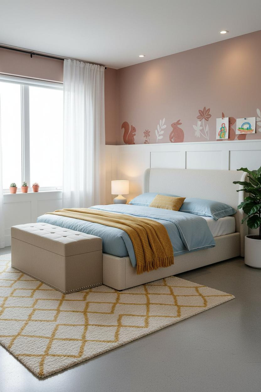 Kids Room Design Botanical Modern Bedroom