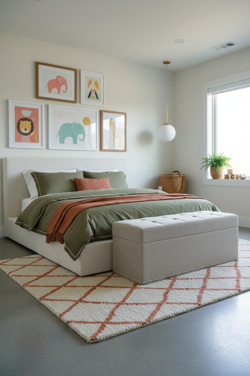 Kids Room Design Coastal Gallery Wall