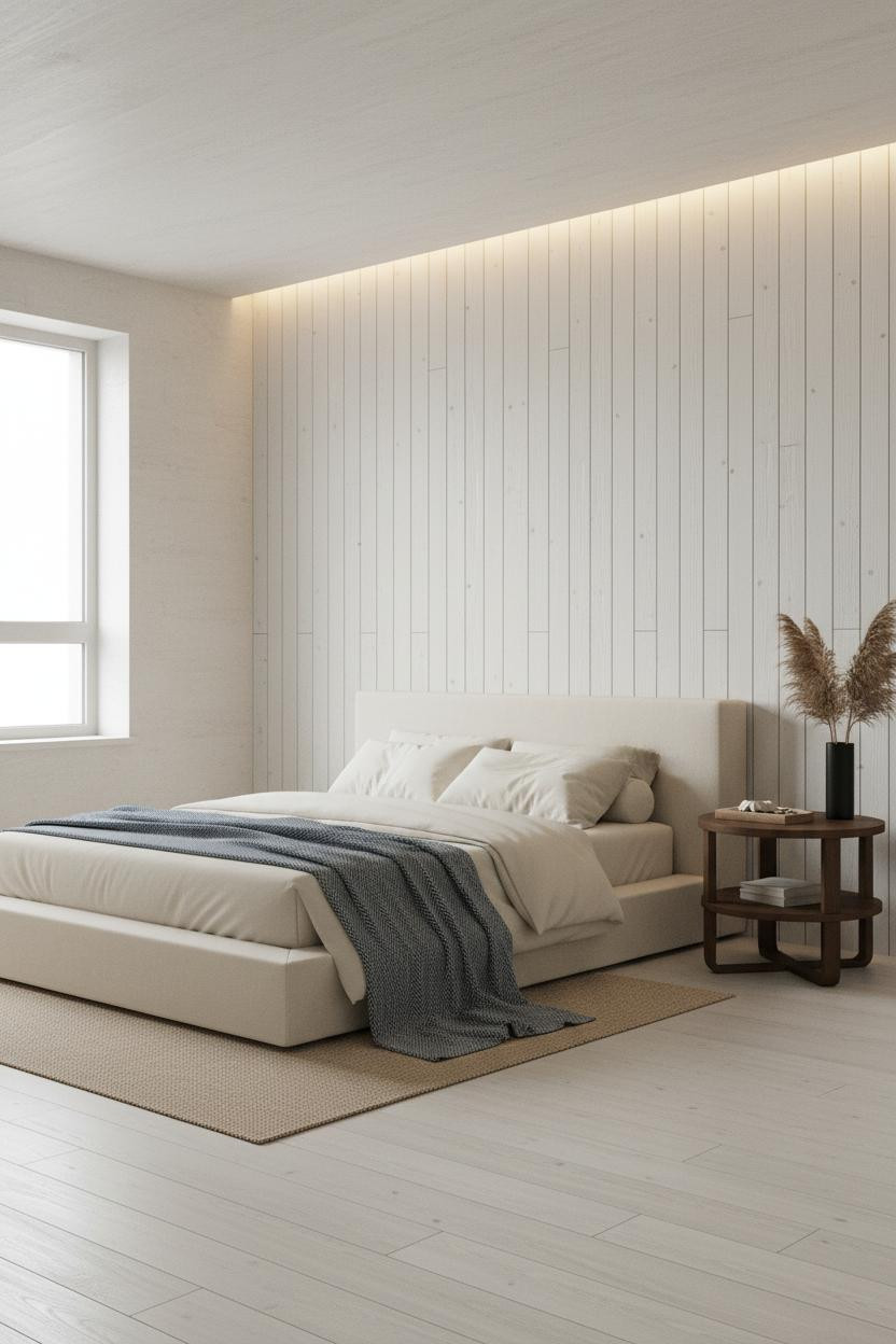 Korean Studio Apartment Minimalist Bedroom