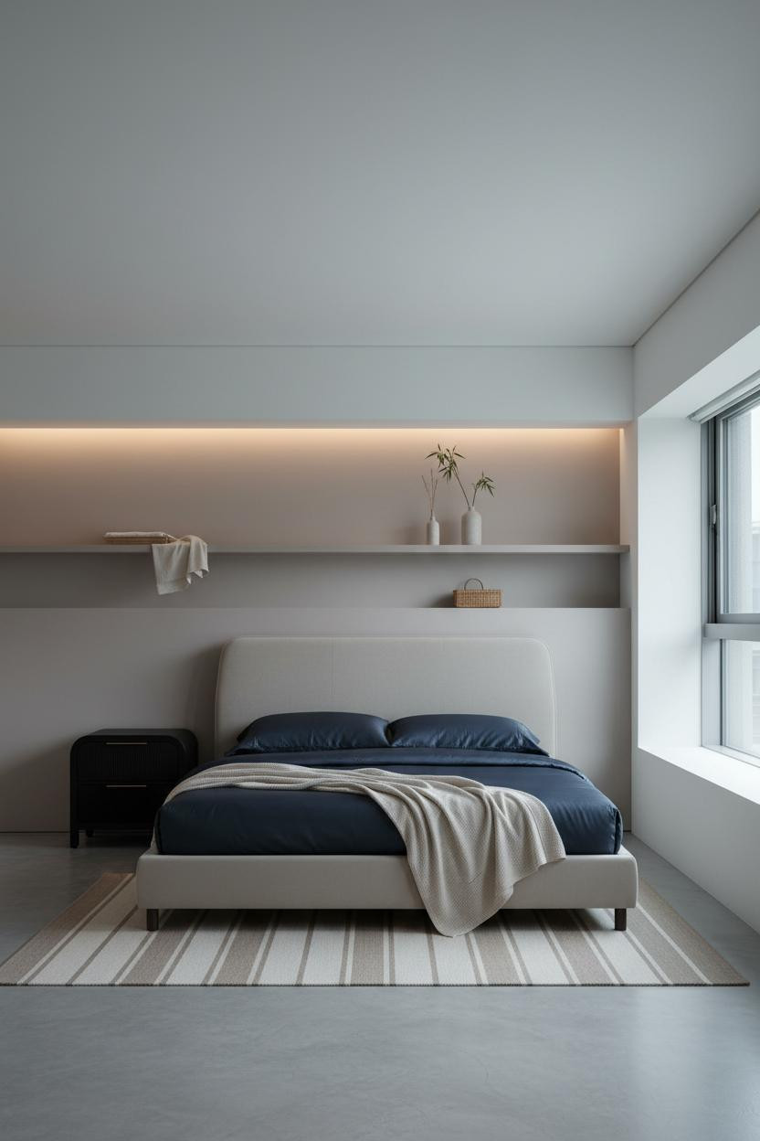 Korean Studio Apartment Minimalist Layout