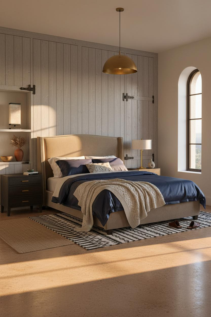 Mediterranean Bedroom Spanish Modern Design