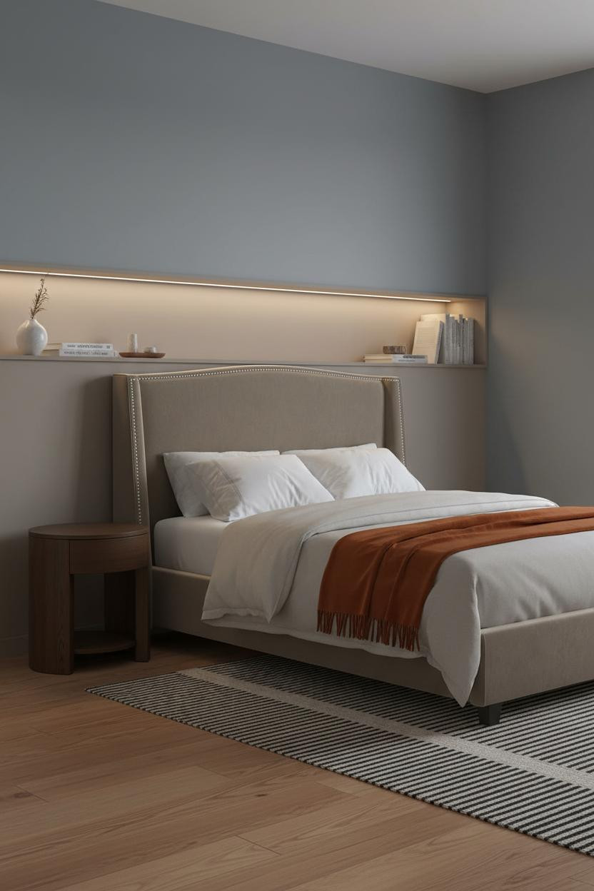 Mini Studio Apartment Ideas Small Spaces Bedroom Shelf Design