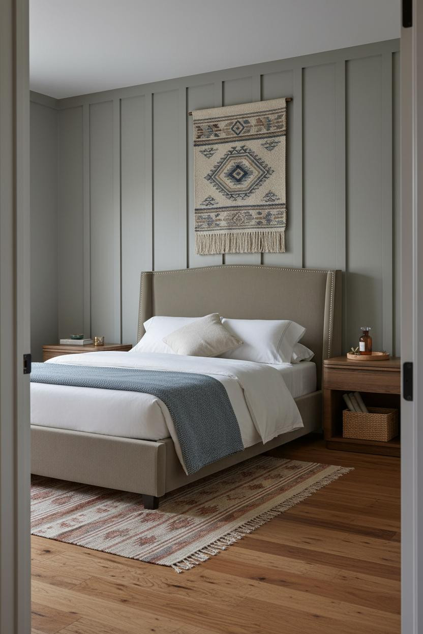 Mini Studio Apartment Small Spaces Farmhouse Bedroom