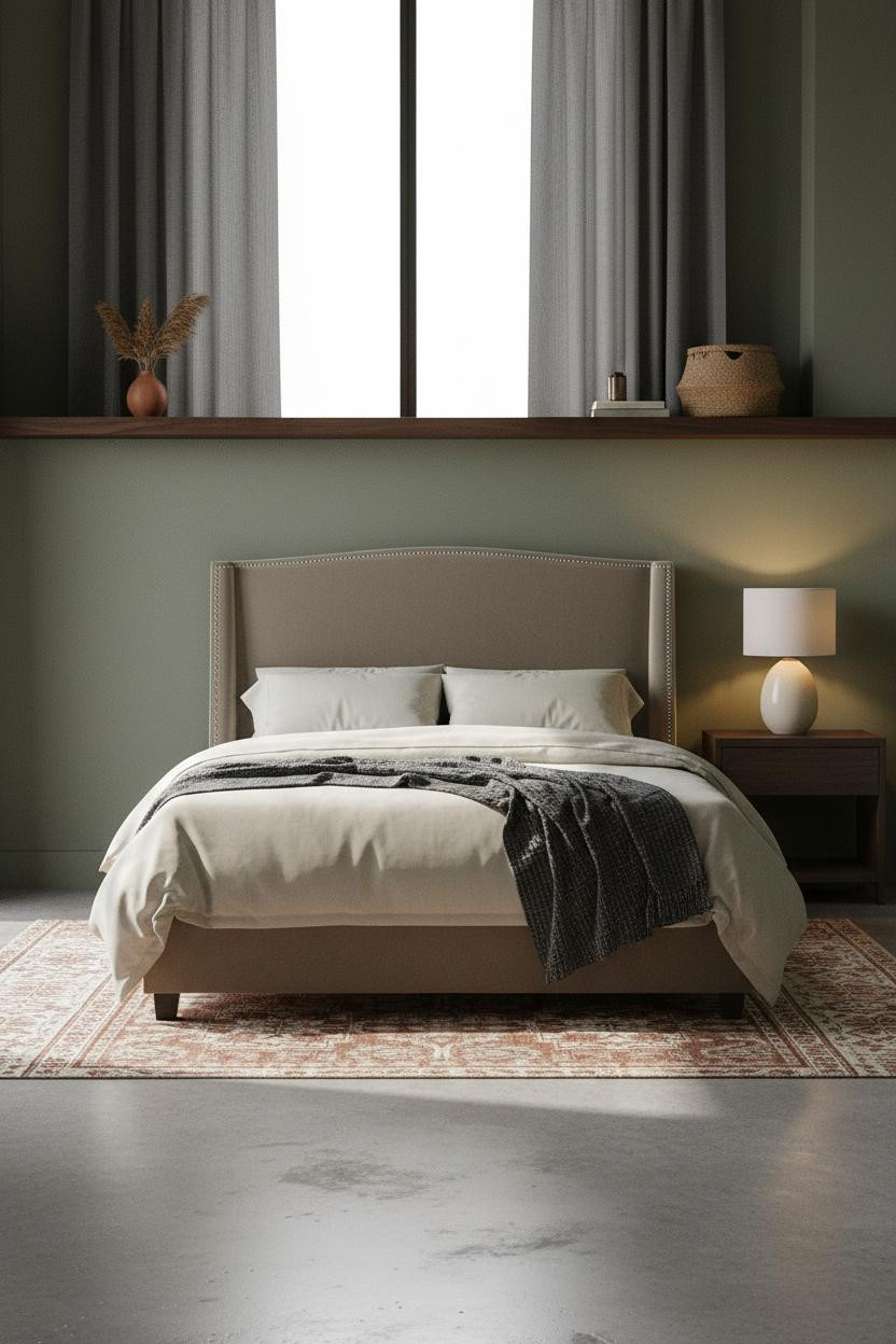 Mini Studio Apartment Japandi Bedroom Design