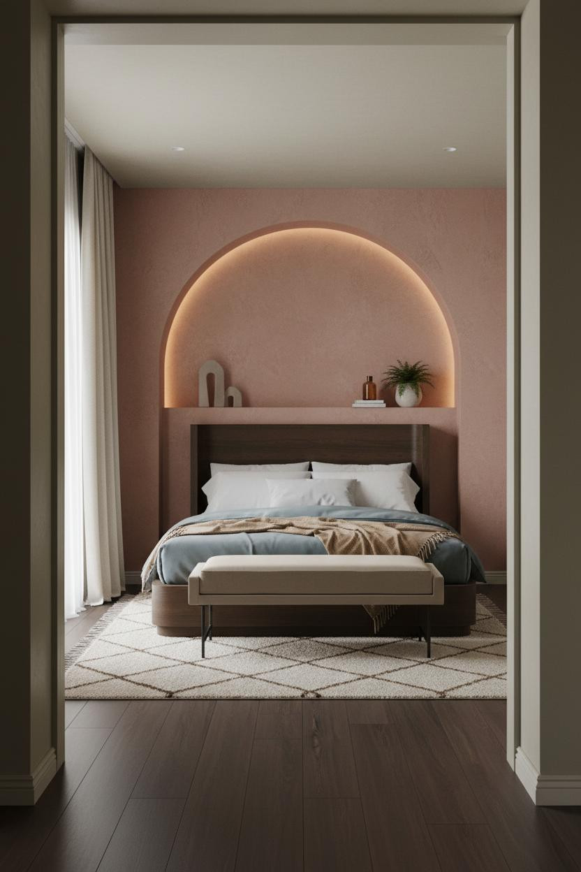 Modern Boho Bedroom Neutral Earthy