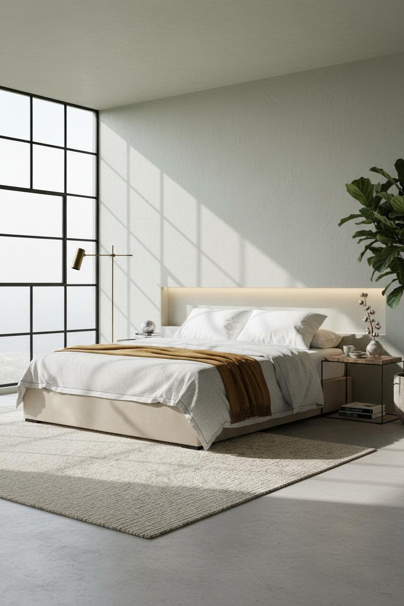 Modern Boho Bedroom Neutral Earthy Design