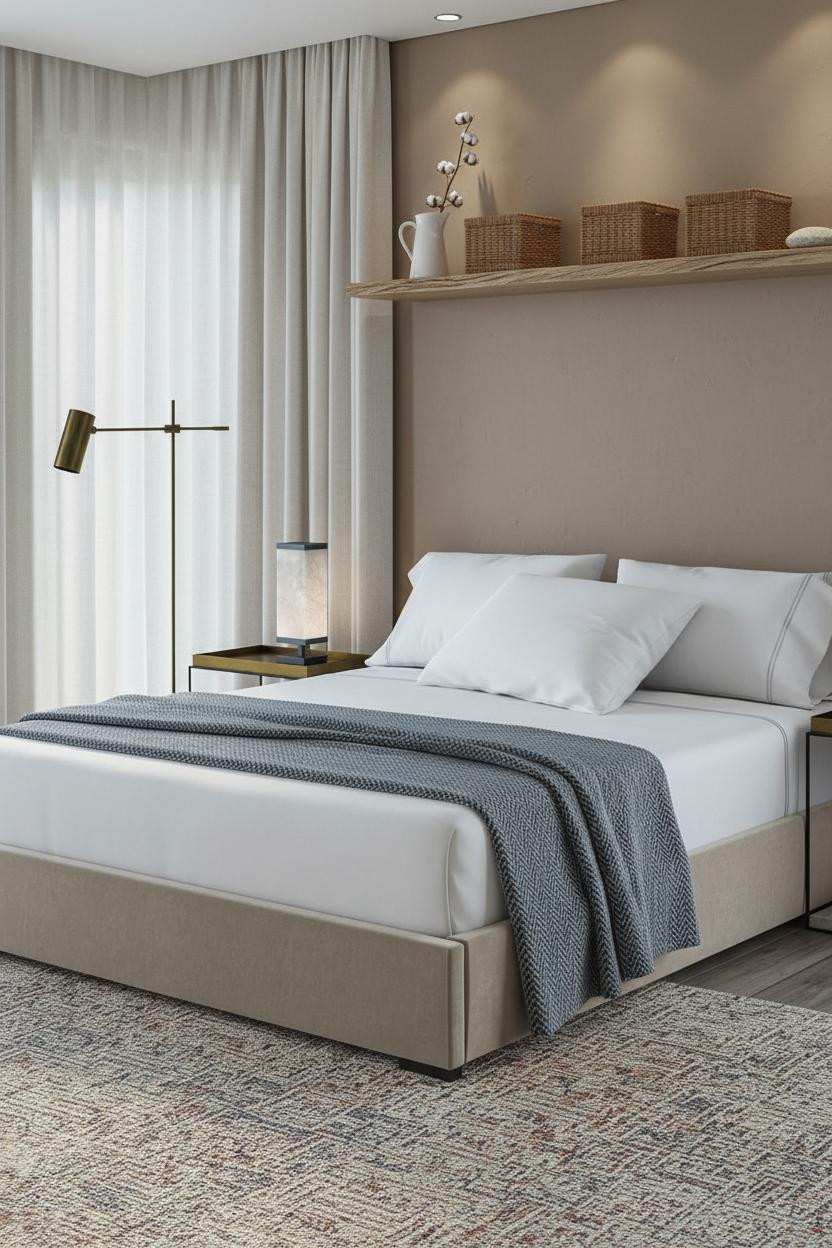 Modern Boho Bedroom Neutral Coastal