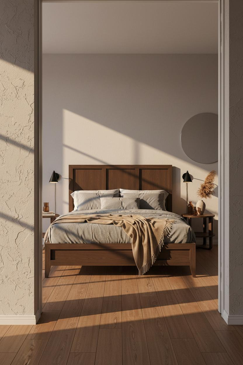 Modern Minimalist Bedroom Natural Light