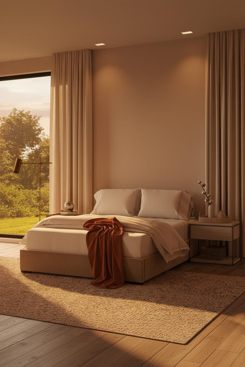 Modern Nightstand Floating Graphite Ash