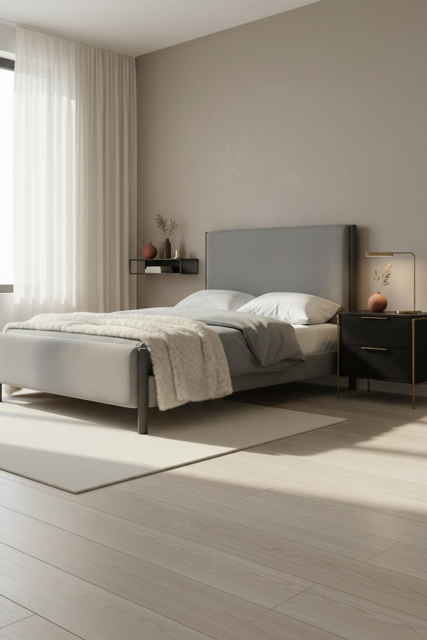 Modern Nightstand Floating Shelf Minimalist