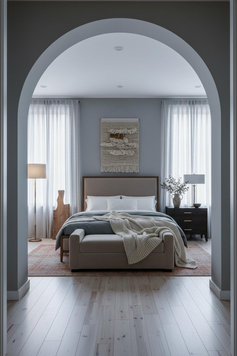 Neutral Earthy Bedroom Warm Minimalist Decor