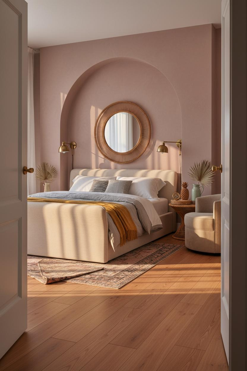 Palm Beach Bedroom Blush Niche