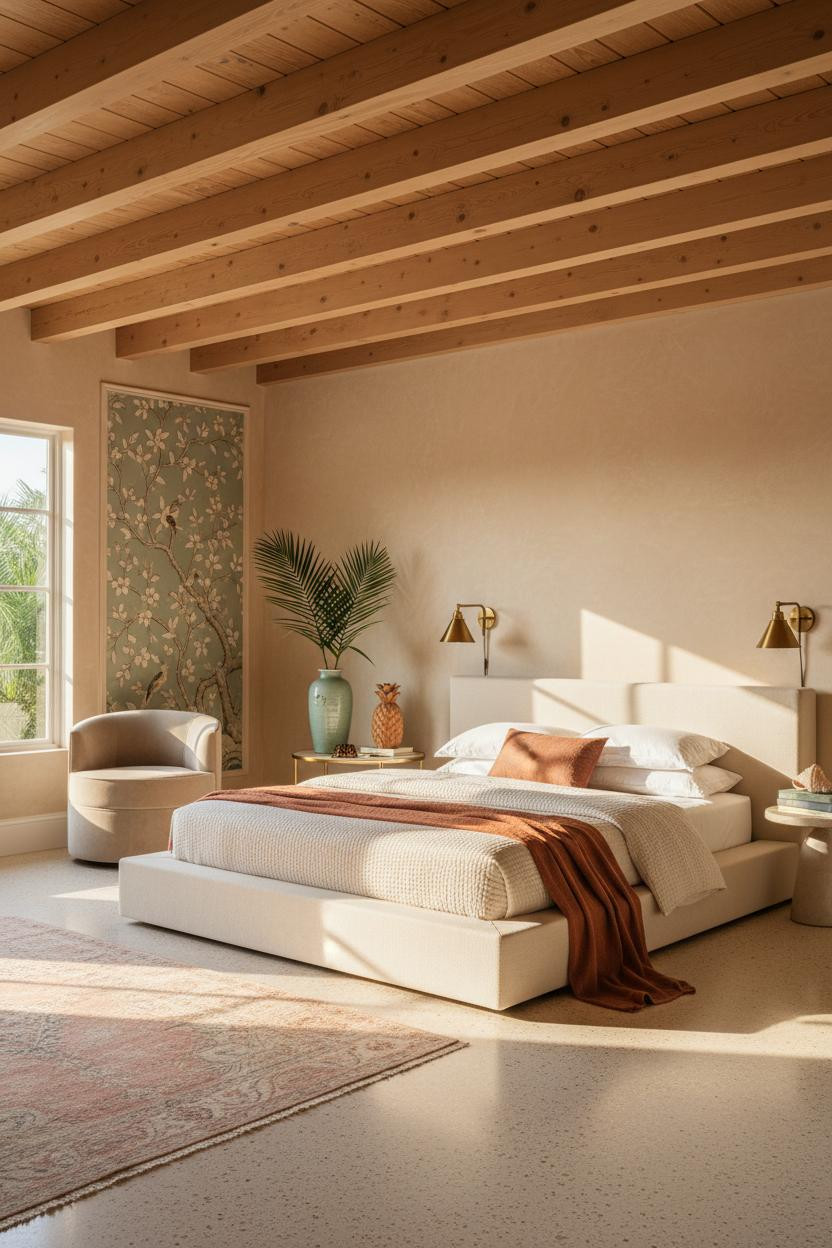 Palm Beach Bedroom Chinoiserie Coastal Chic