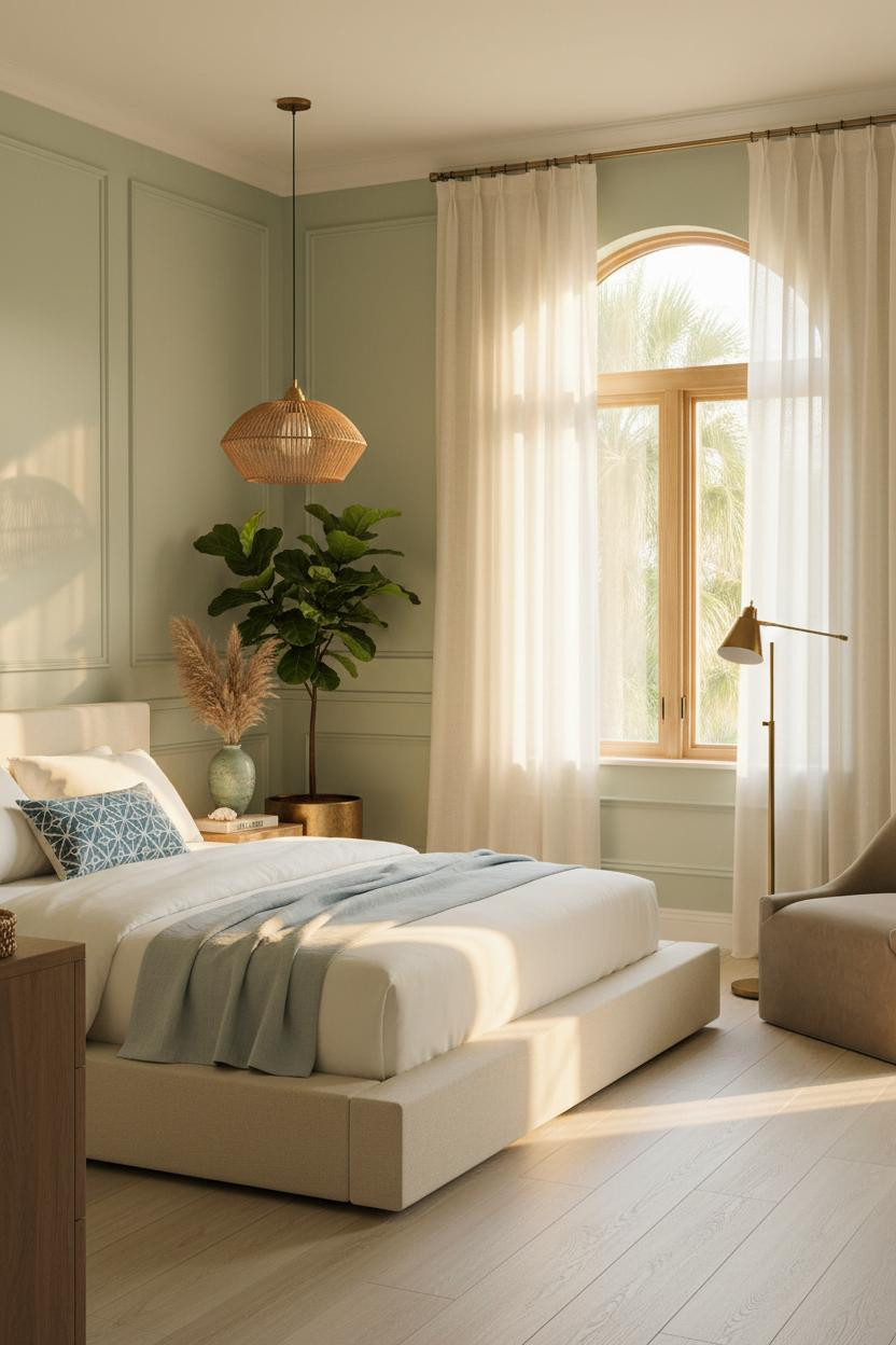Palm Beach Bedroom Coastal Style