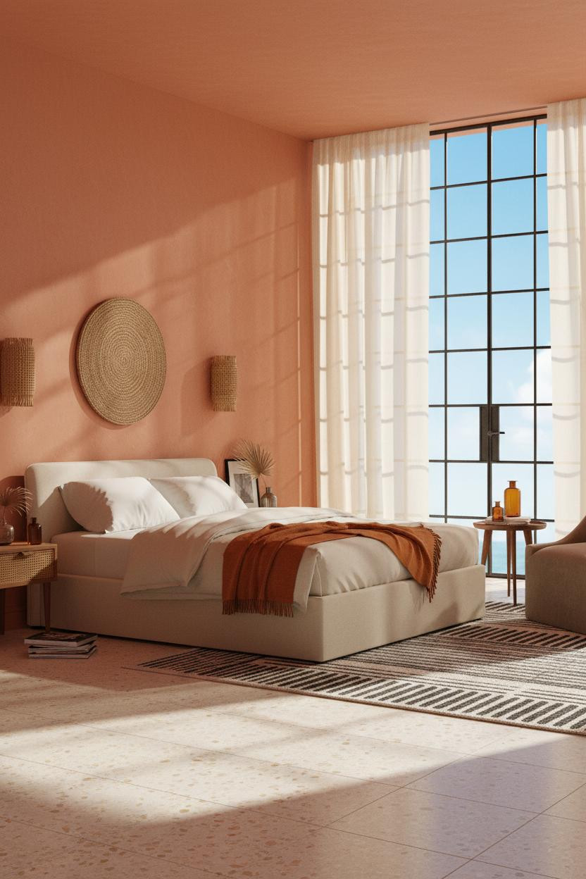 Palm Beach Bedroom Tropical Preppy Coastal