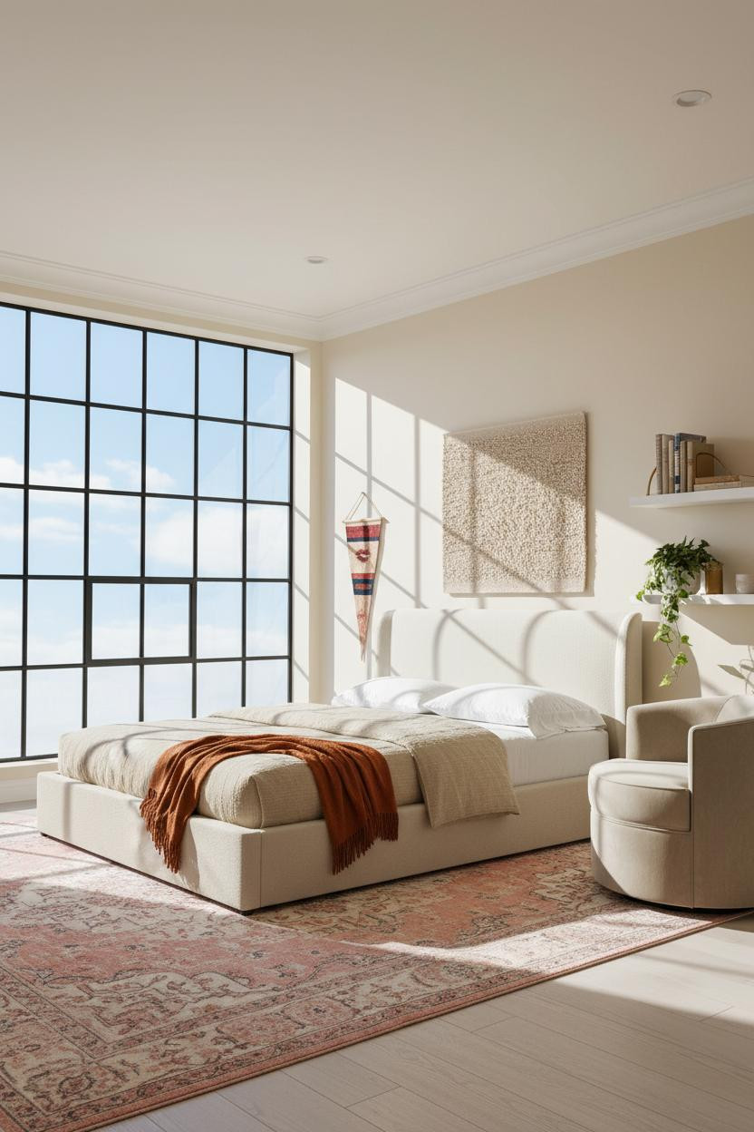 Preppy Teen Bedroom Crittall Windows Brass