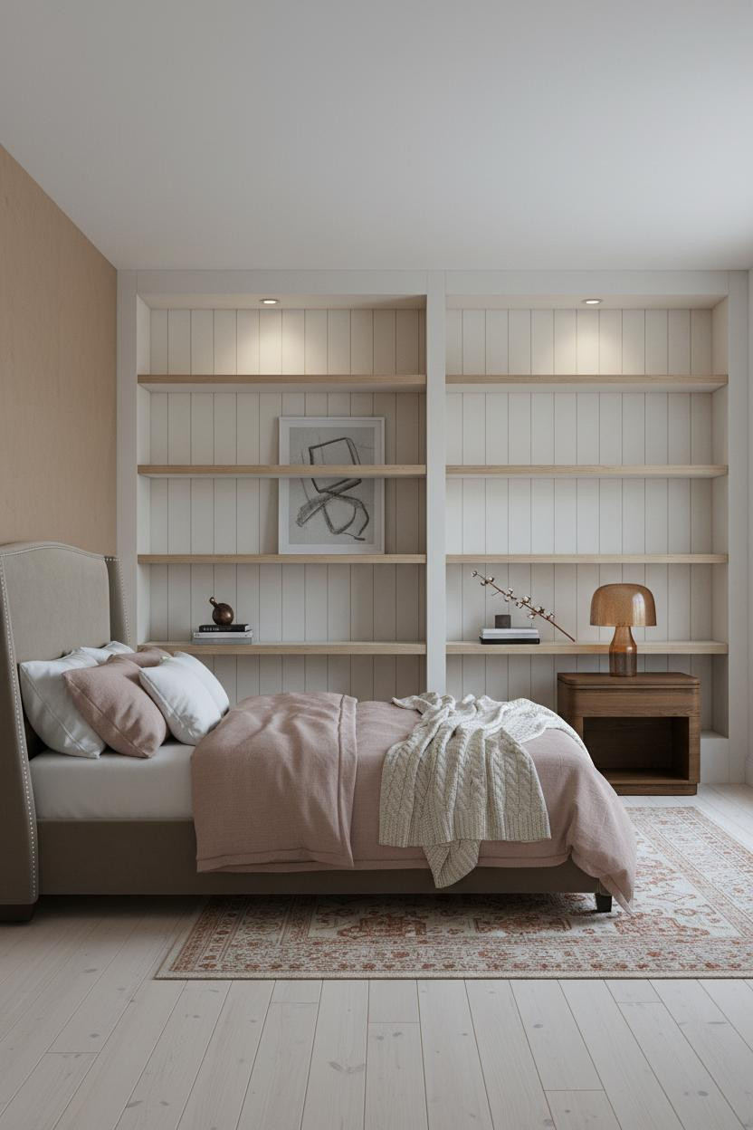 Small Studio Apartment Farmhouse Bedroom