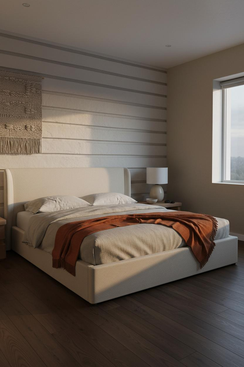 Stockholm Bedroom Plaster Walls Nordic