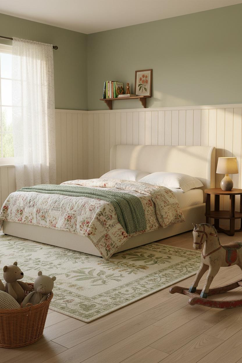 Vintage Kids Room English Cottage Bedroom