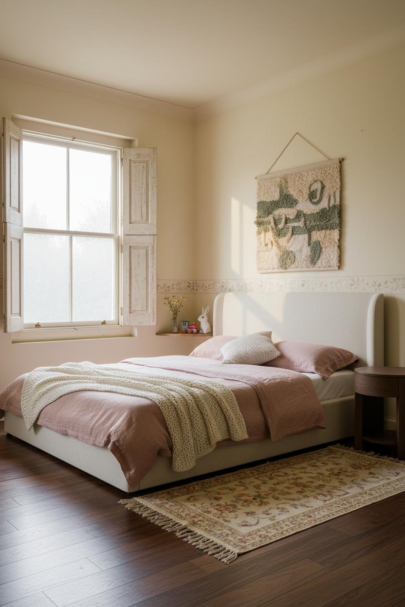 Vintage Kids Room Whimsical Retro Bedroom