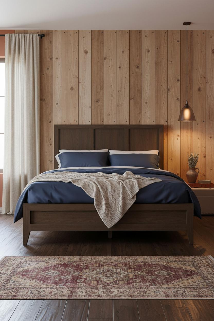 Western Chic Bedroom Board Batten Ranch Style