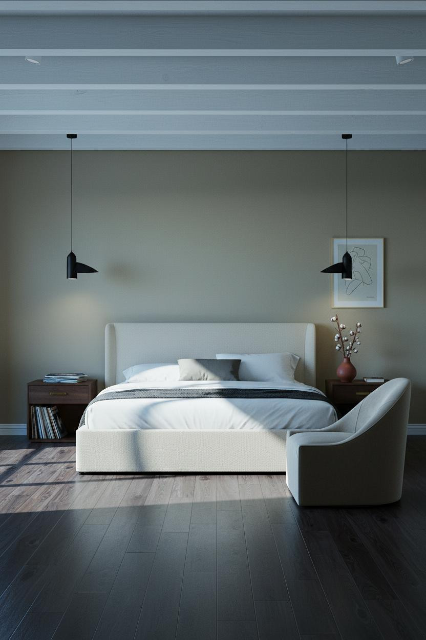 Young Couple Bedroom MCM Retro Design