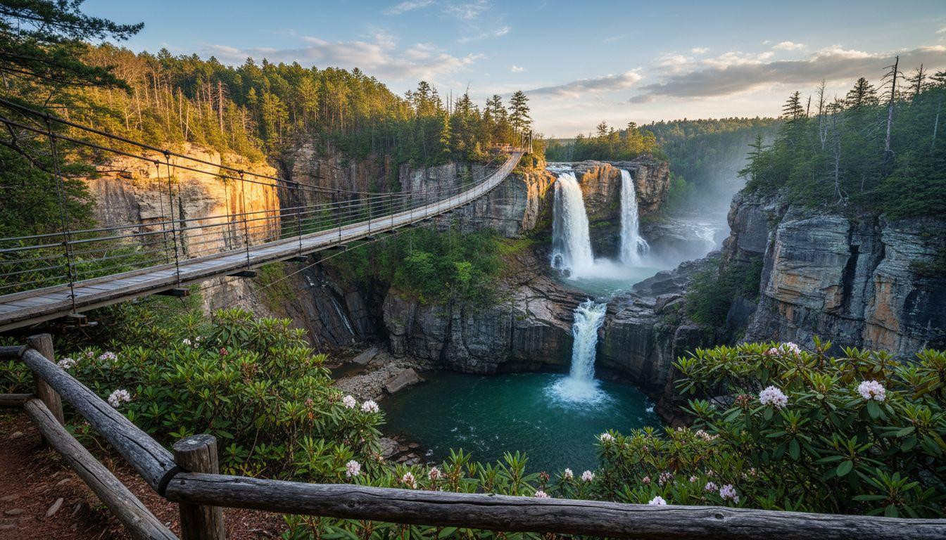 Better than Havasu Falls where 340,000 apply for 350 spots and Tallulah keeps 5 waterfalls free