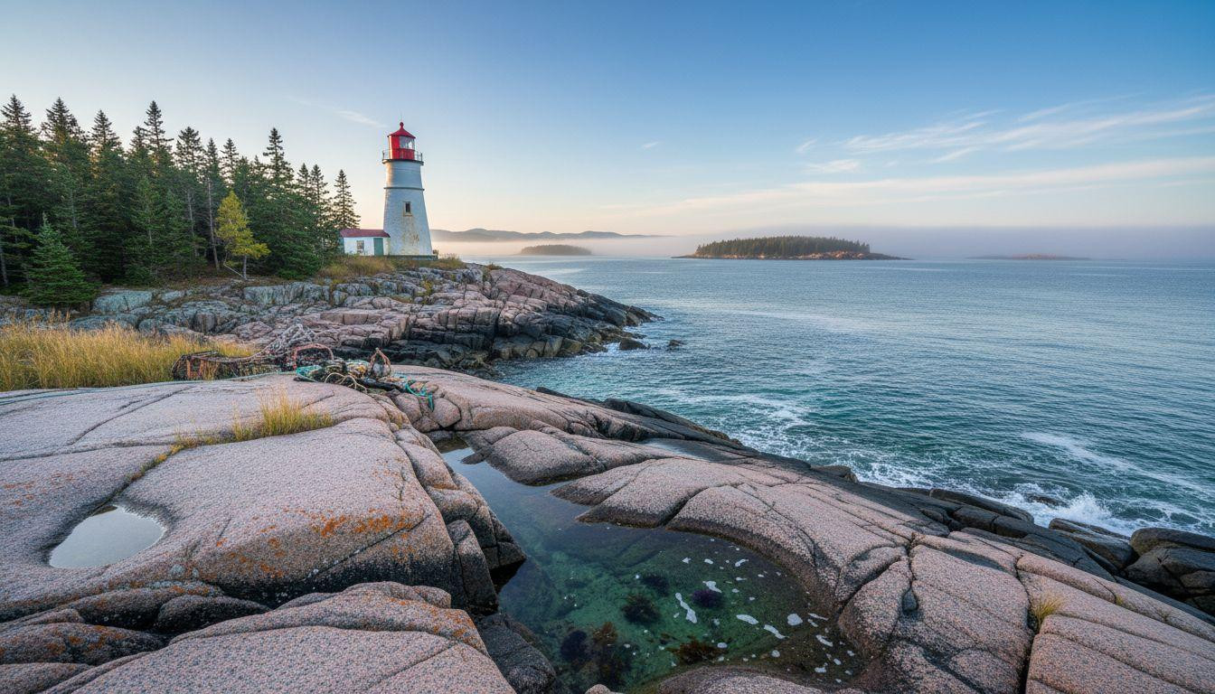 This Maine lighthouse sits in fog where 100K visitors skip Bar Harbor crowds