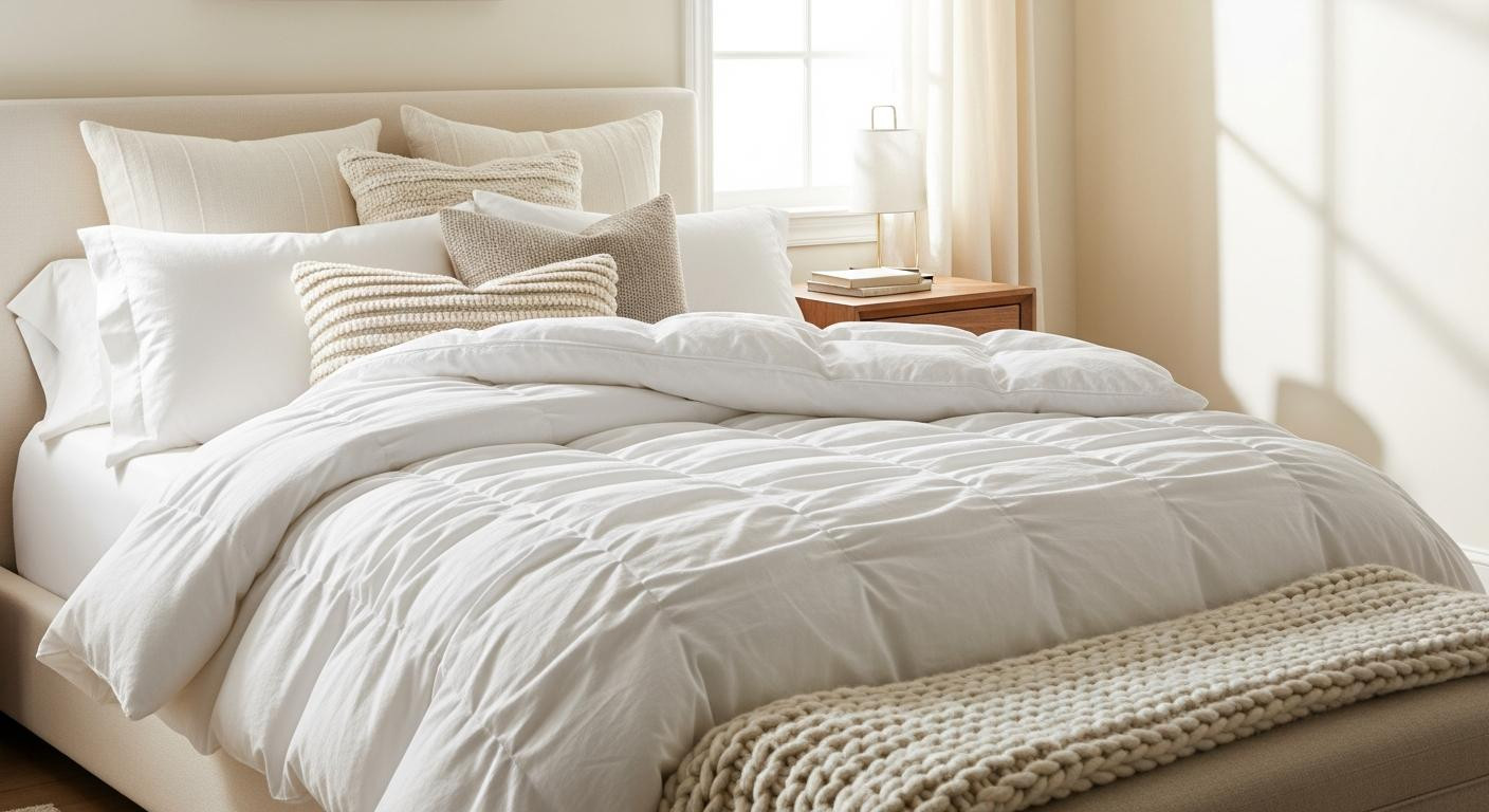 I tried the stager's $0 bed trick and my 120 sq ft bedroom finally feels like a hotel