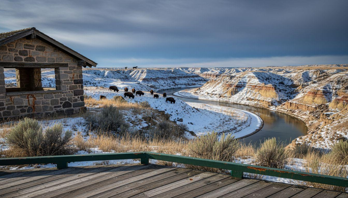 Better than Badlands where 1.1M tourists cost $250 and River Bend keeps bison quiet for $110