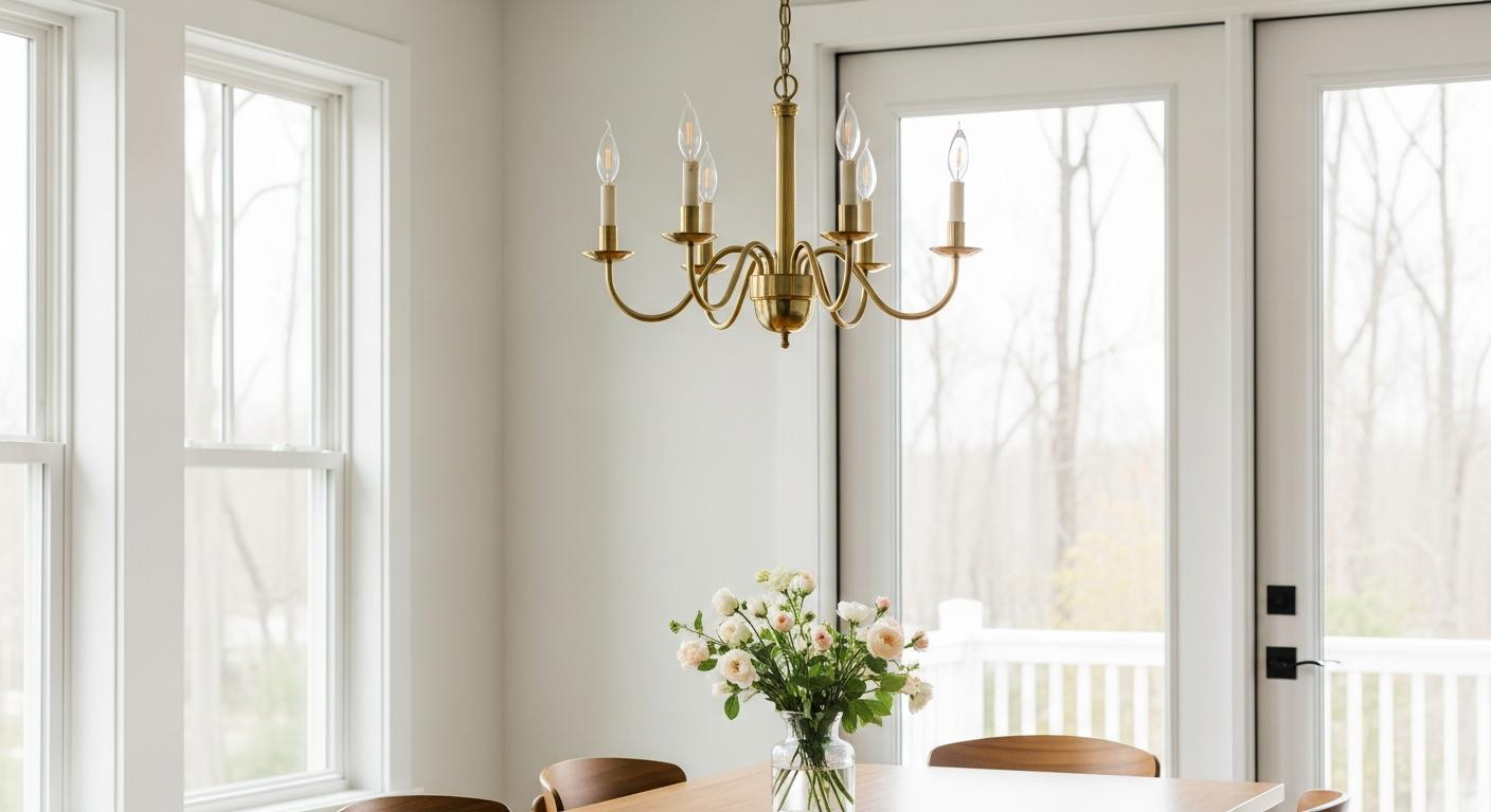 The 32-inch chandelier rule that stops the head bumps at dinner