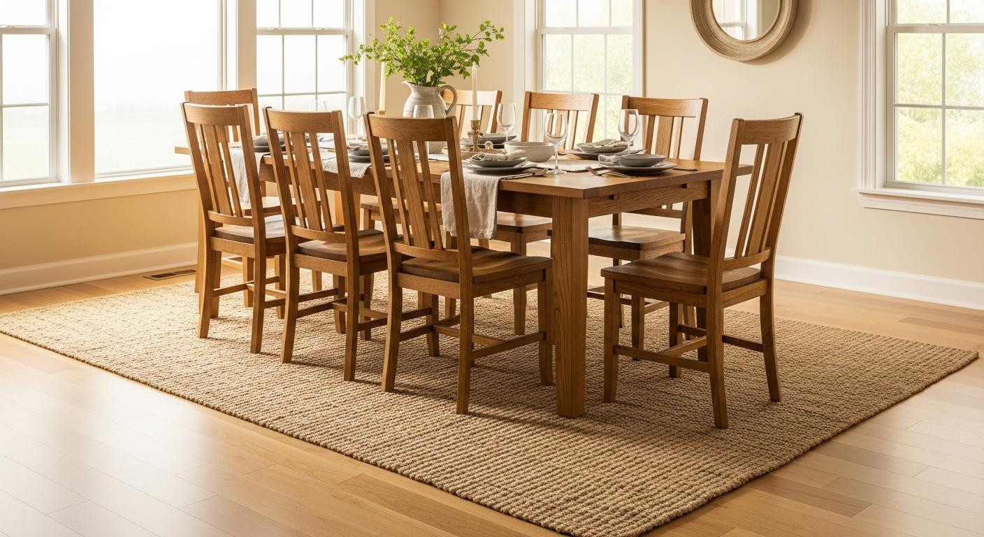 The chair test that fixes your dining room rug in 5 minutes