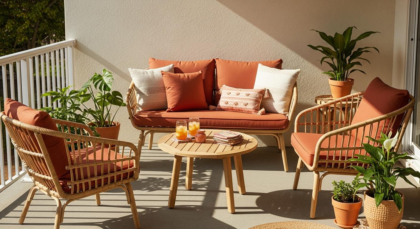 I pulled my patio furniture 18 inches from the railing and guests finally stopped shouting