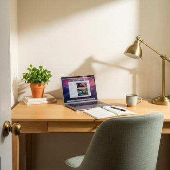 The 90-degree desk rule that stops you from checking the door every 8 minutes