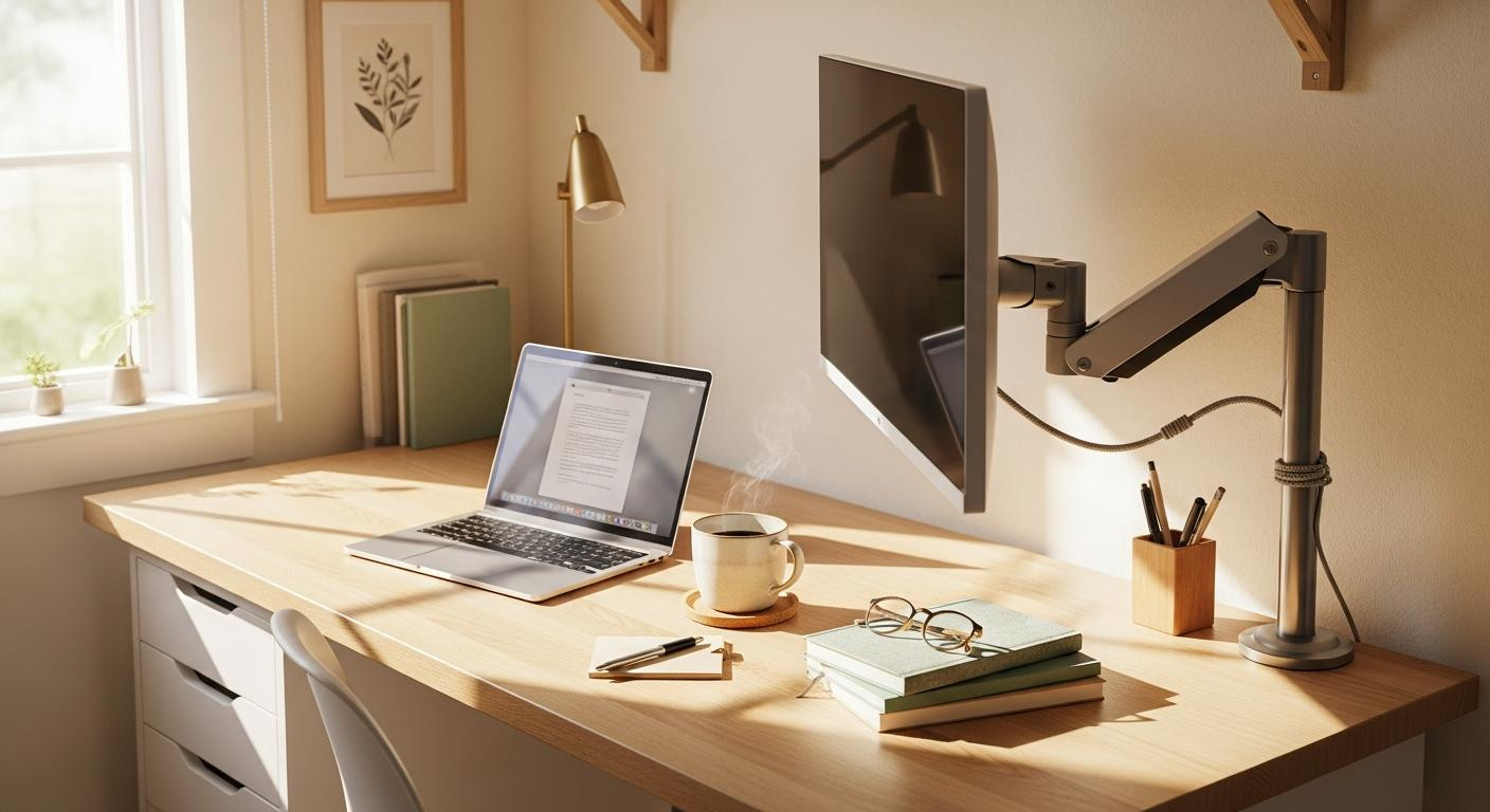 IKEA's 9 Alex desk flexed under my monitor arm but lasted 18 months