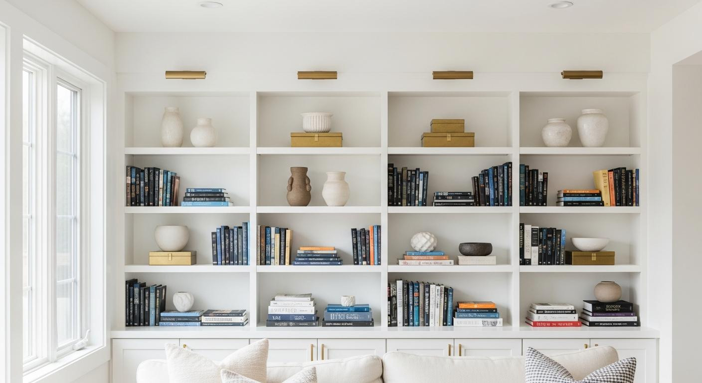 The 60-40 books rule makes shelves feel collected (but fails on narrow units)